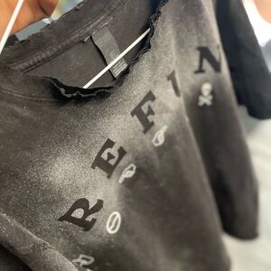 Custom 1of1s Refined Black Graphic Tee